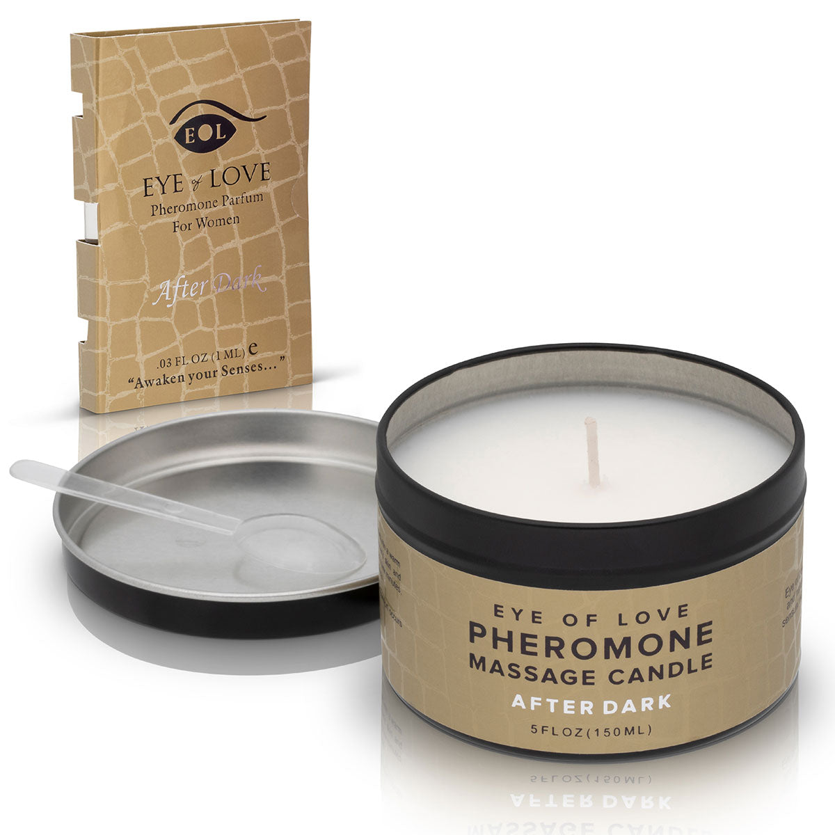 Eye of Love Pheromone Massage Candle 5oz - After Dark