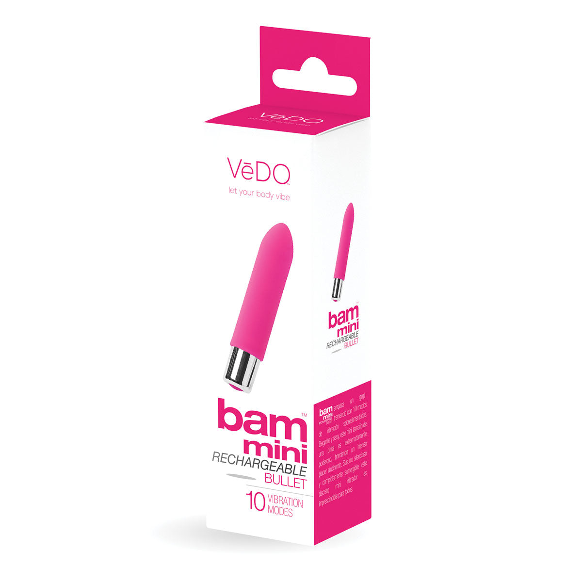 VeDO Bam Mini Bullet Vibrator Foxy Pink