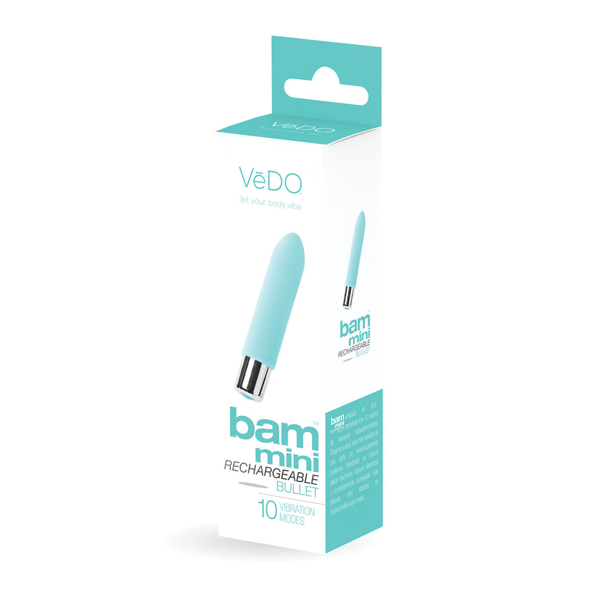 VeDO Bam Mini Bullet Vibrator Turquoise