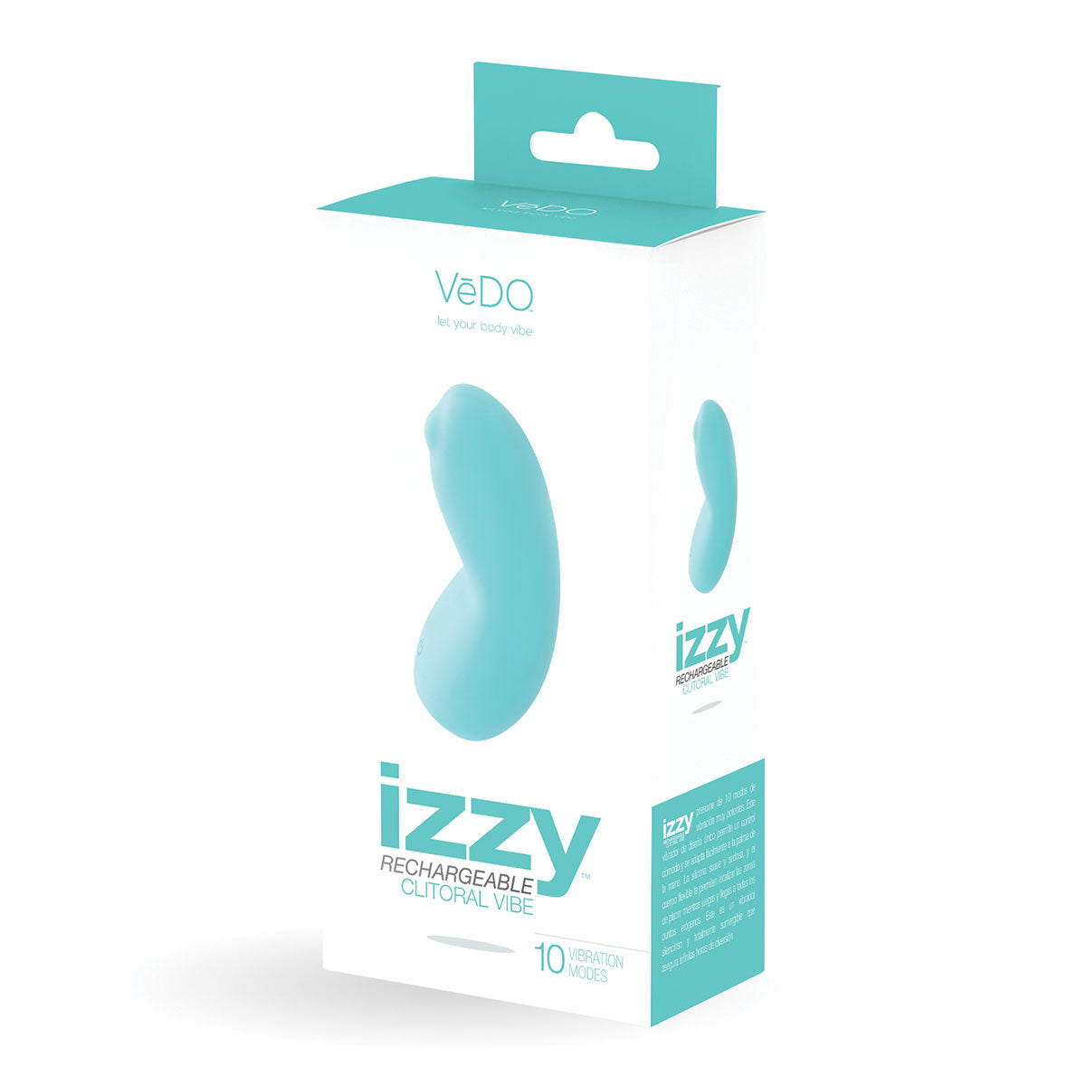 VeDO Izzy Lay-on Discreet Vibrator Turquoise