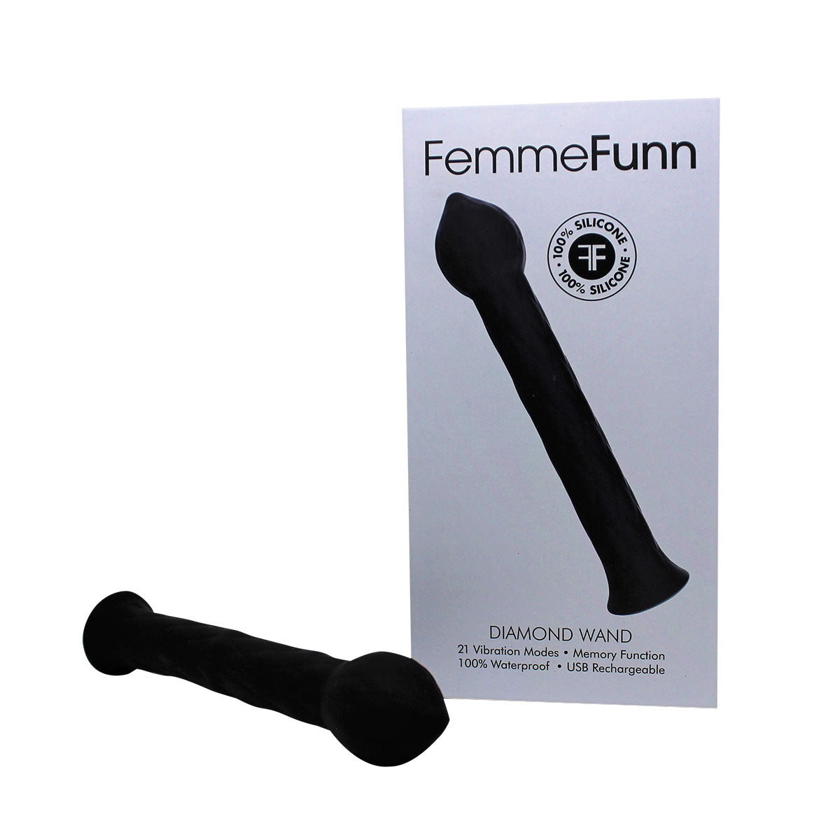 Femme Funn Diamond Wand Black