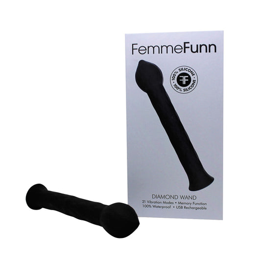 Femme Funn Diamond Wand Black