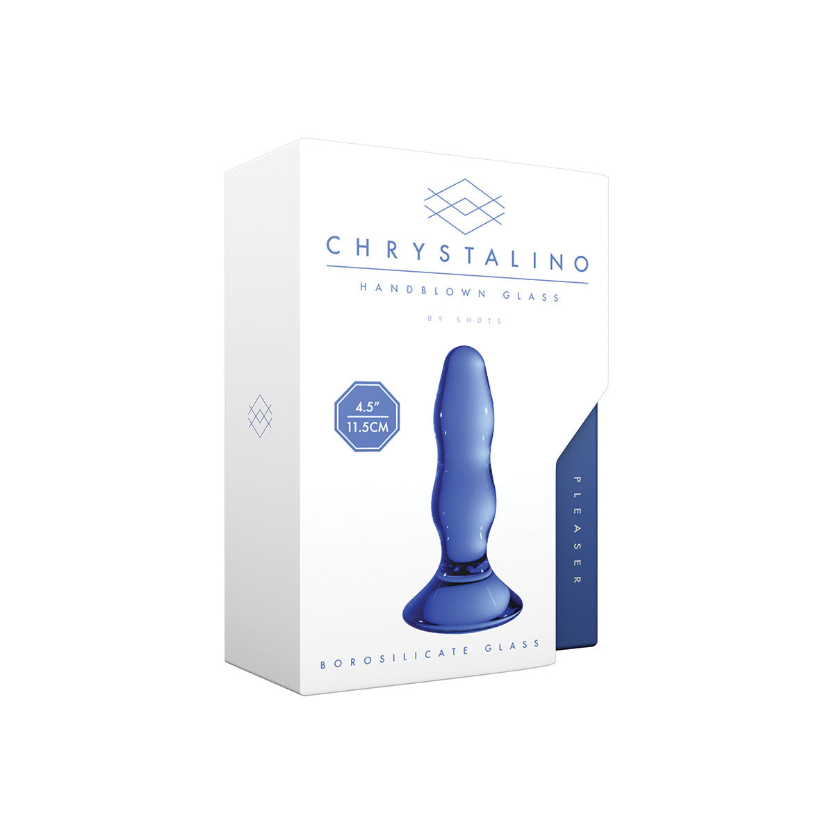 Chrystalino Pleaser - Handblown Glass Butt Plug