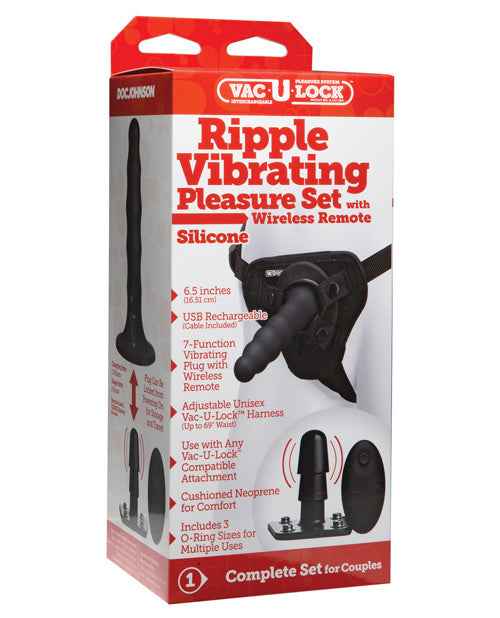 Vac-U-Lock Ripple Vibrating Pleasure Set