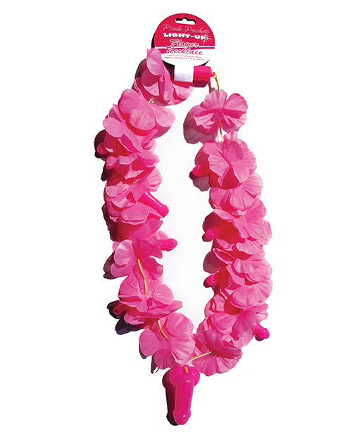 Light Up Flower Pecker Necklace