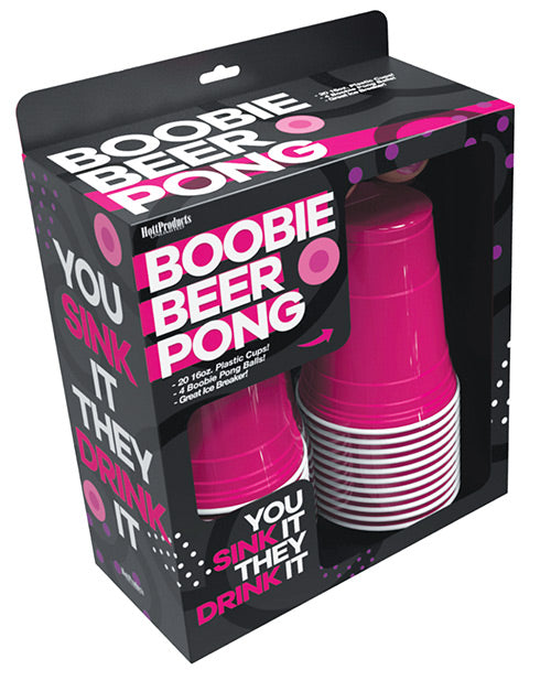 Boobie Beer Pong w/ Cups & Boobie Balls