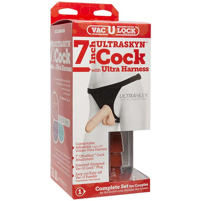 Vac-U-Lock ULTRASKYN Cock w/ Ultra Harness