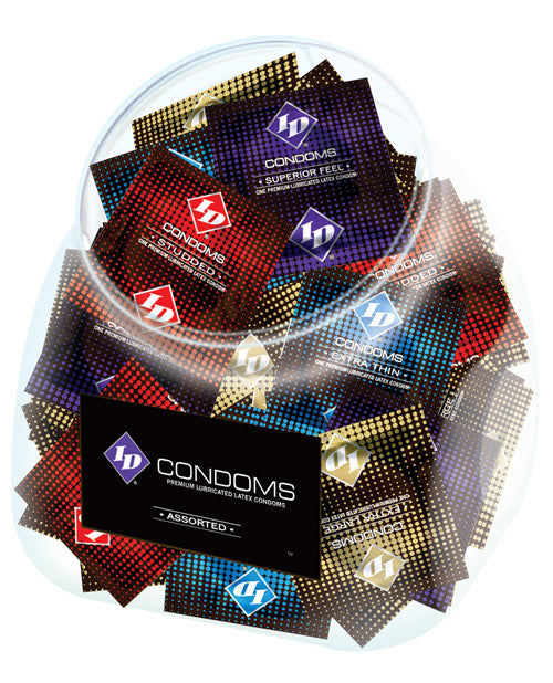 ID Assorted Condoms Jar of 144