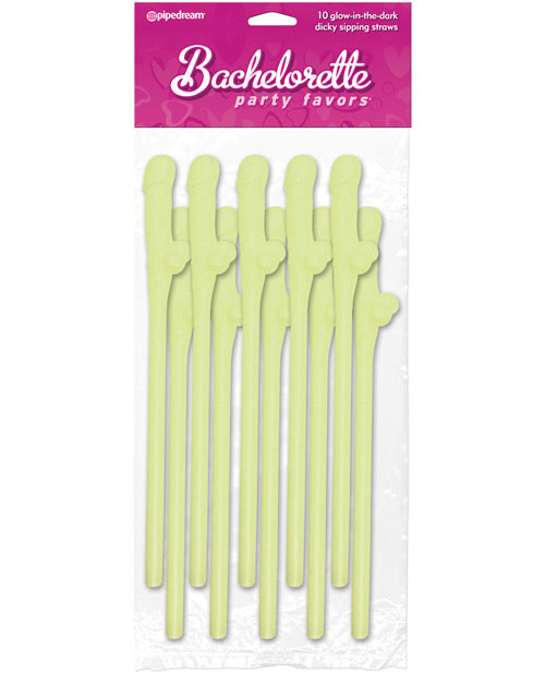 Bachelorette Party Favors Dicky Sipping Straws 10pk
