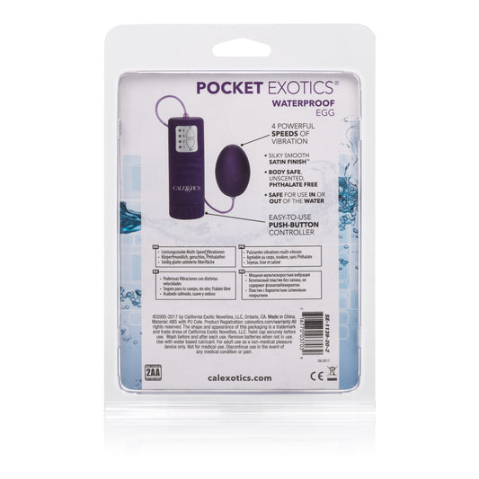 Pocket Exotics Egg Waterproof