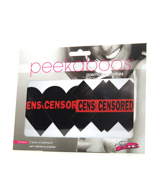 Peekaboos Censored Hearts & X