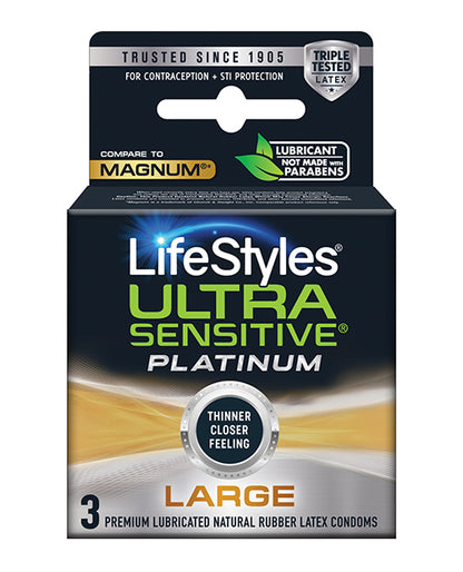 Lifestyles Ultra Sensitive Platinum Condoms