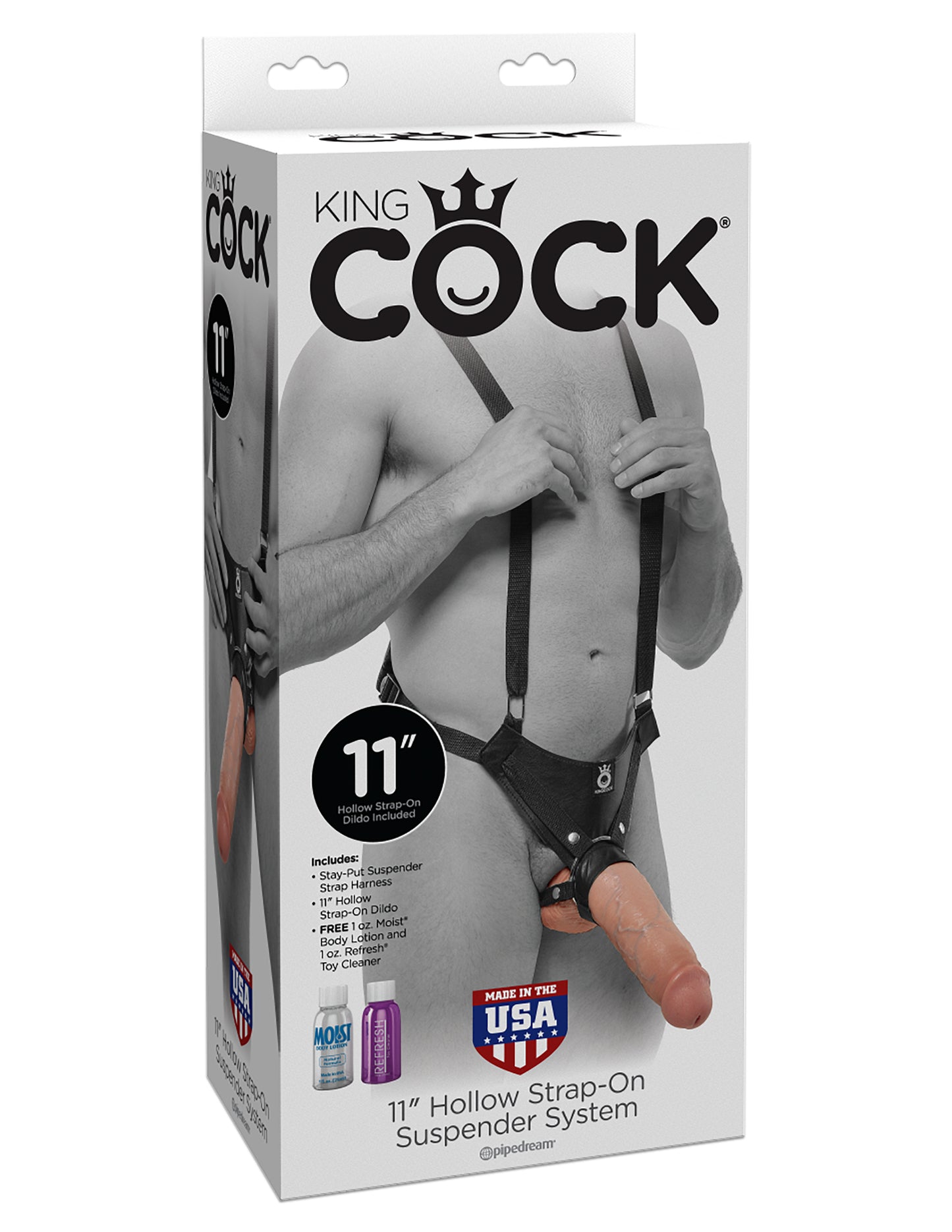 King Cock Hollow Strap-On Suspender System