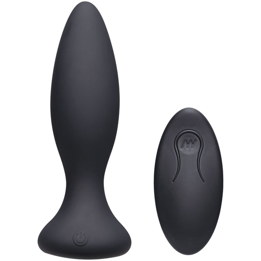 A-Play Rechargeable Silicone Beginner Anal Plug w/ Remote