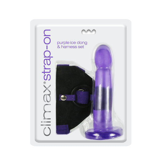 Climax Strap-On Ice Dildo & Harness Set