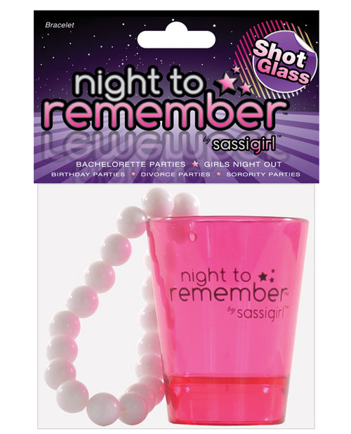 Sassigirl Night to Remember Shot Glass Bracelet