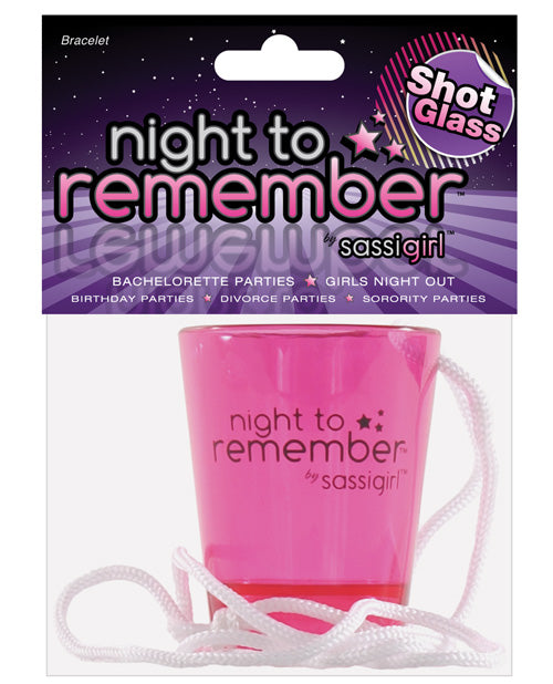 Sassigirl Night to Remember Shot Glass Necklace