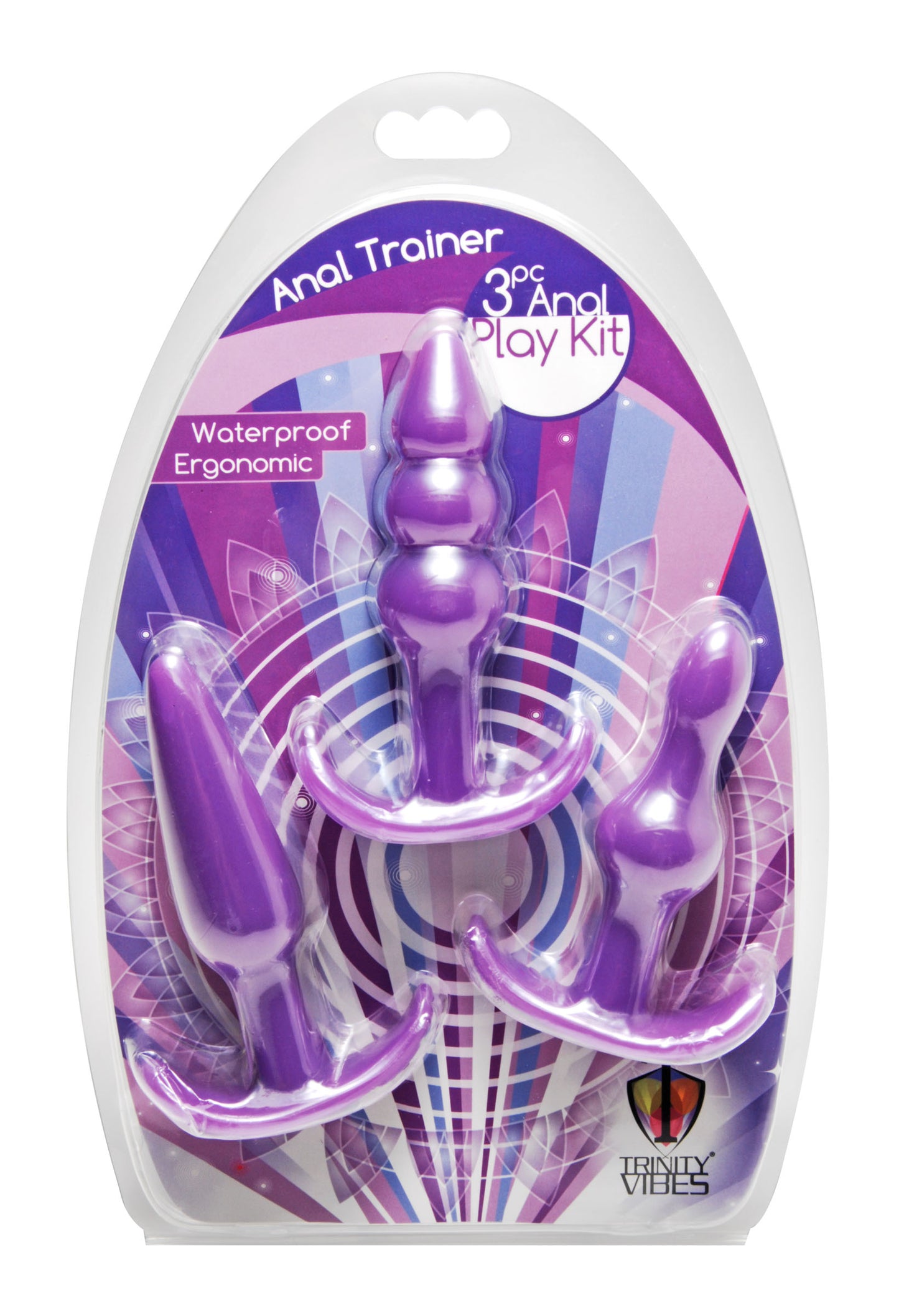 Trinity Vibes Anal Trainer 3 Piece Anal Play Kit