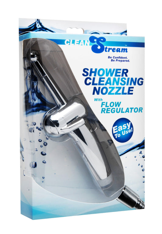 CleanStream Shower Cleaning Nozzle w/ Flow Regulator
