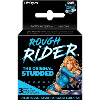 Lifestyles Rough Rider Studded Condom