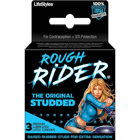 Lifestyles Rough Rider Studded Condom