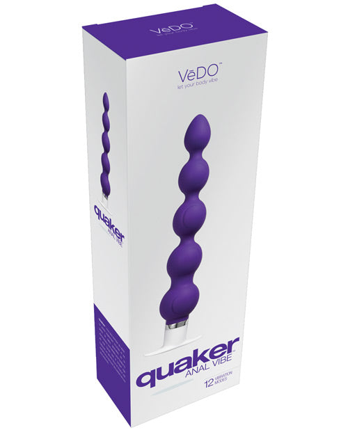 VeDO Quaker Beaded Anal Vibrator