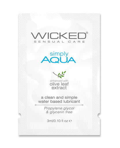 Wicked Sensual Care Simply Aqua Water-Based Lubricant