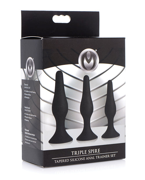 Master Series Triple Tapered Silicone Anal Trainer 3pc