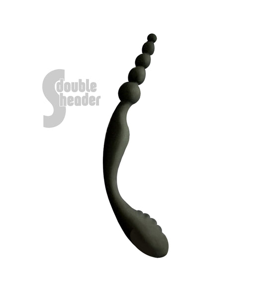 The 9's S-Double Header Double Ended Silicone Anal Beads