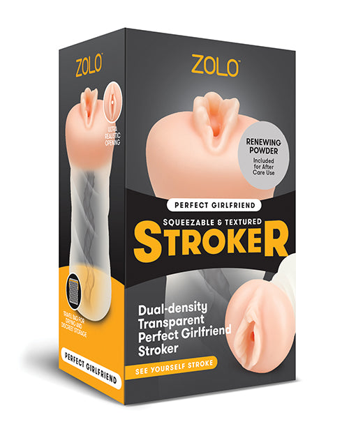 ZOLO Perfect Girlfriend Dual-Density Transparent Stroker