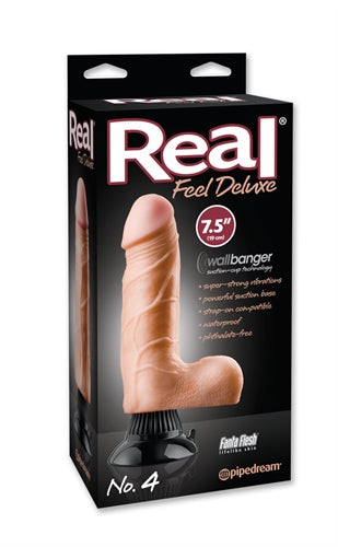 Real Feel Deluxe No. 4 Multi-Speed Waterproof Dildo