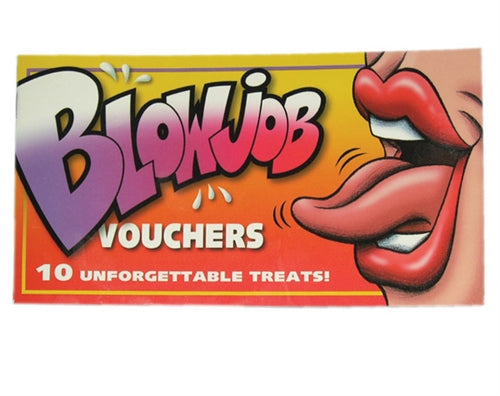 Blowjob Vouchers - Book of 10