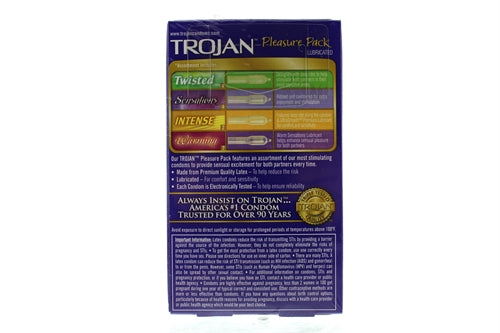 Trojan Pleasure Pack Assorted Condoms
