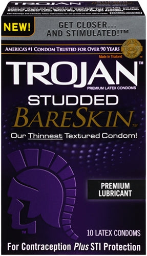 Trojan Studded Bareskin Condoms