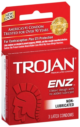 Trojan Enz Non-Lubricated Condoms