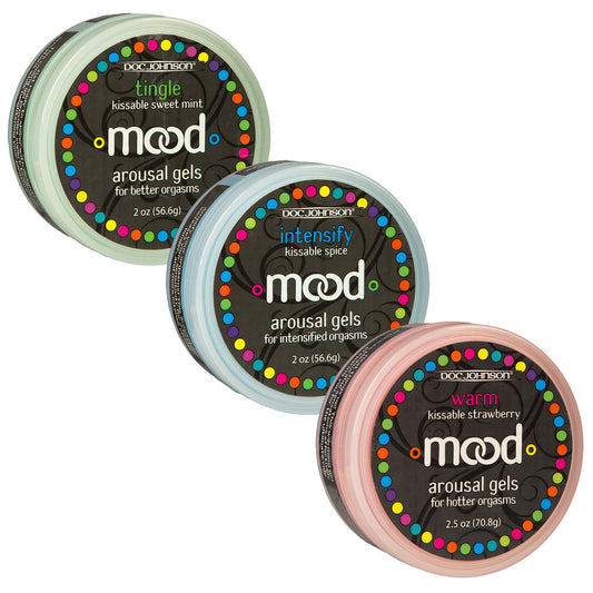 Mood Lube Kissble Foreplay Gels 3pk