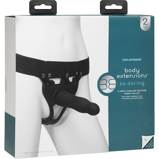 Body Extensions Be Daring 2 Piece Strap-On Set