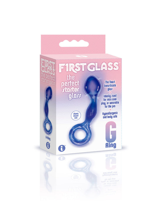 The 9's First Glass G-Ring Anal & Pussy Stimulator